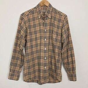 BURBERRY Mens Long Sleeve Shirt Sz S